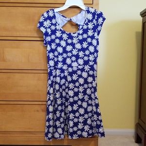 Daisy-print Skater Dress